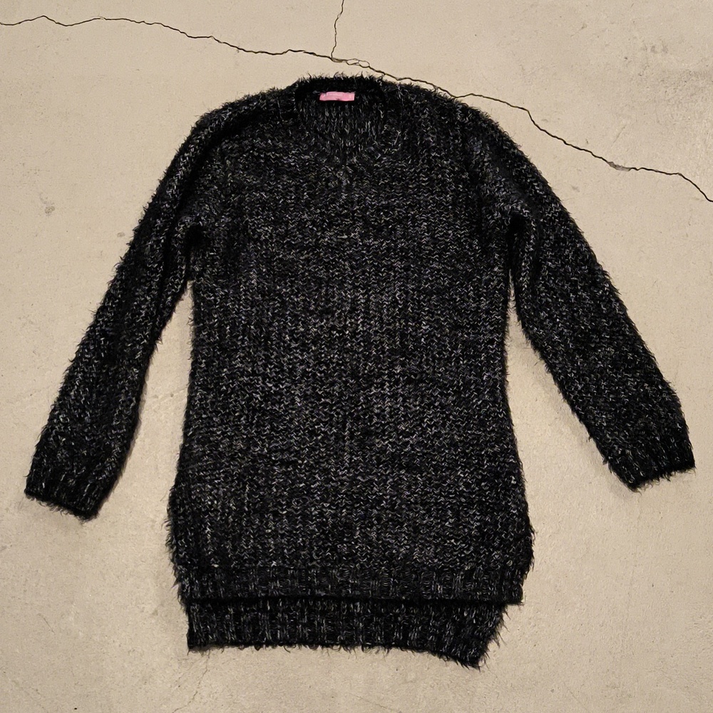 Pink Woman Woolen Dress